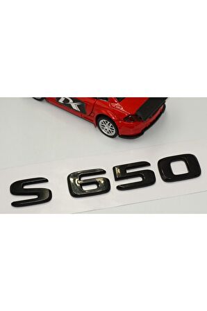 S 650 Bagaj Parlak Siyah Abs 3m 3d Yazı Logo