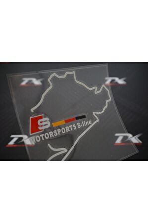 Audi S Line Nurburgring Map Depo Kapağı Sticker