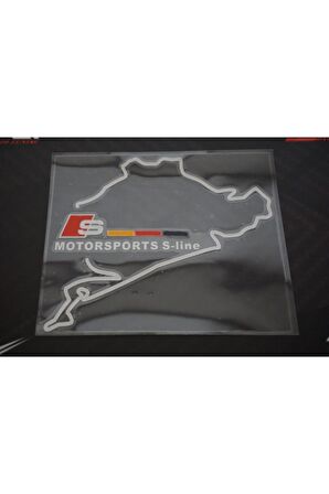 Audi S Line Nurburgring Map Depo Kapağı Sticker