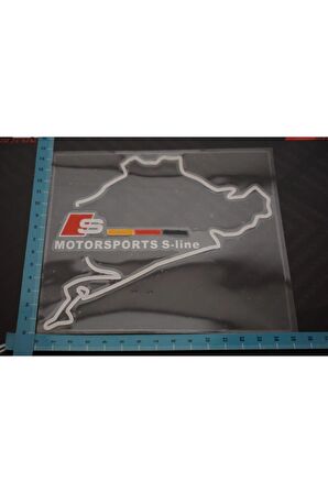 Audi S Line Nurburgring Map Depo Kapağı Sticker