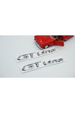 2008 Gt Line Çamurluk Yanı Yeni Versiyon Metal Yazı Logo Amblem