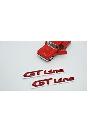 2008 Gt Line Çamurluk Yanı Yeni Versiyon Metal Yazı Logo Amblem