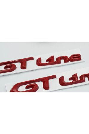 2008 Gt Line Çamurluk Yanı Yeni Versiyon Metal Yazı Logo Amblem