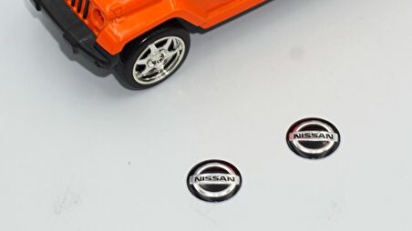 Nissan Oto Anahtar 3M Metal Alaşım Logo 2Li Set