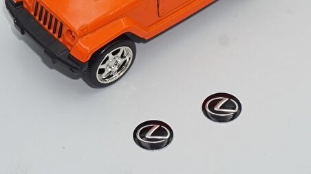 Lexus Oto Anahtar 3M Metal Alaşım Logo 2Li Set