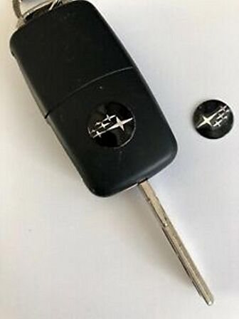 Subaru Oto Anahtar 3M Metal Alaşım Logo 2Li Set