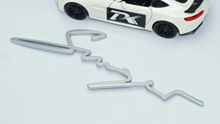 DK Tuning Porsche 911 Singer Bagaj Metalik Gri ABS Yazı Logo Amblem