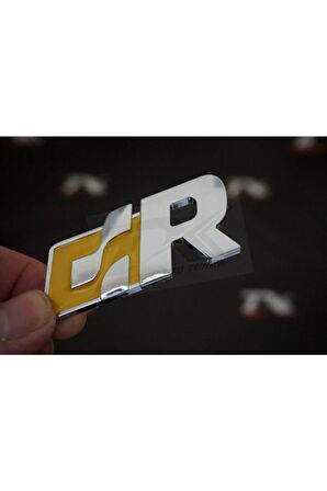 R R32 R36 Gtı Racing Krom Metal Bagaj Logo Amblem 3m 3d