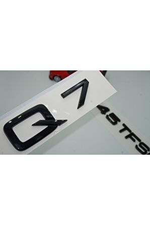Audi Q7 45 Tfsi Parlak Siyah Abs 3m 3d Bagaj Yazı Logo Orjinal Ürün