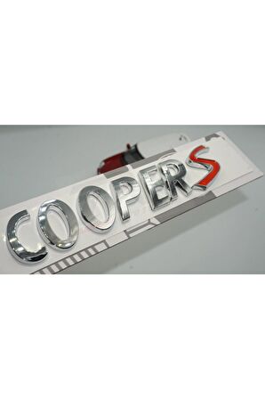 S Logo Krom Abs Bagaj 3m 3d Yazı Amblem