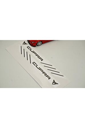 Seat Cupra Uyumlu   Yan Aynalar Selefon Kaplama Sticker Seti