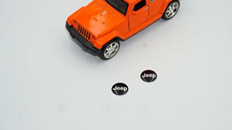 Jeep Oto Anahtar 3M Metal Alaşım Logo 2Li Set