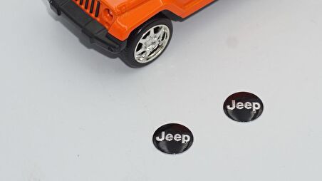 Jeep Oto Anahtar 3M Metal Alaşım Logo 2Li Set