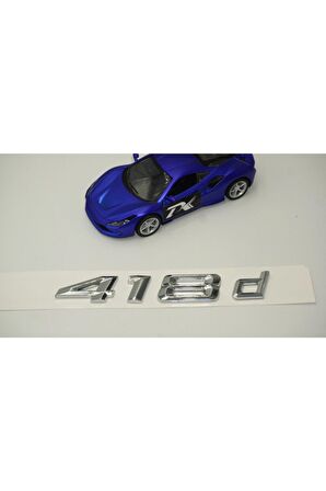 Bmw 418d Bagaj Krom Metal 3m 3d Yazı Logo