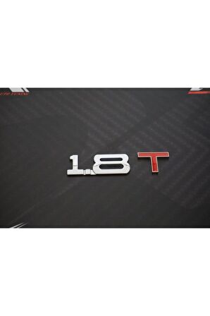 Audi 1.8 T Bagaj Krom Metal 3m 3d Yazı Logo Orjinal Ürün