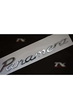 Panamera Krom Metal 3m Bagaj Logo Orjinal Ürün