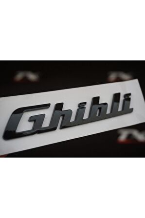 Ghibli Bagaj Kapağı Yazı Logo