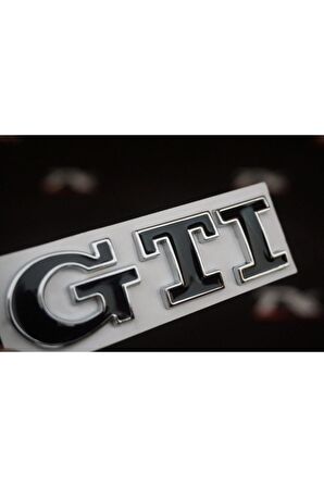 Volkswagen Vw Gti Krom Metal Bagaj Logo