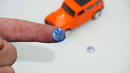 Volkswagen Oto Anahtar 3M Metal Alaşım Logo 2Li Set