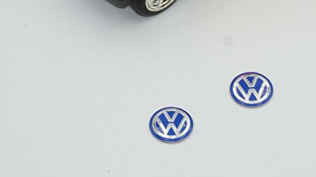 Volkswagen Oto Anahtar 3M Metal Alaşım Logo 2Li Set