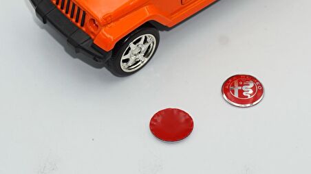 Alfa Romeo Oto Anahtar 3M Metal Alaşım Logo 2Li Set
