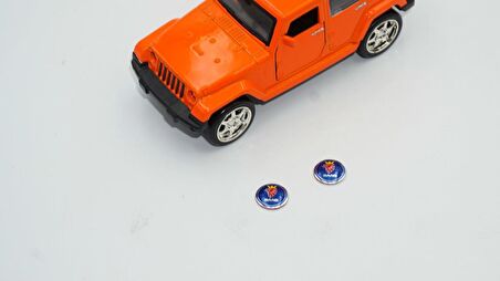 Saab Oto Anahtar 3M Metal Alaşım Logo 2Li Set