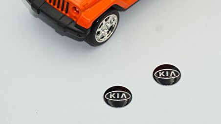 Kia Oto Anahtar 3M Metal Alaşım Logo 2Li Set