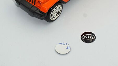 Kia Oto Anahtar 3M Metal Alaşım Logo 2Li Set