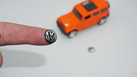 Volkswagen Oto Anahtar 3M Metal Alaşım Logo 2Li Set