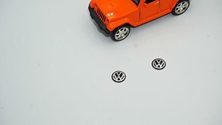 Volkswagen Oto Anahtar 3M Metal Alaşım Logo 2Li Set