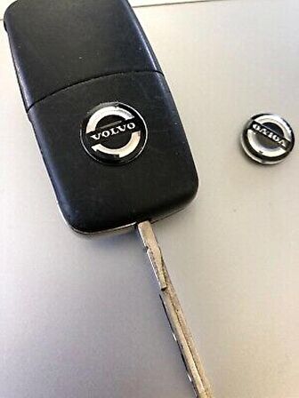 Volvo Oto Anahtar 3M Metal Alaşım Logo 2Li Set