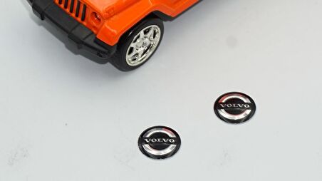 Volvo Oto Anahtar 3M Metal Alaşım Logo 2Li Set