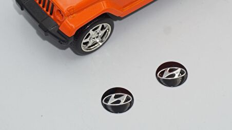 Hyundai Oto Anahtar 3M Metal Alaşım Logo 2Li Set