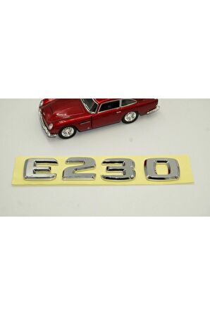 E230 Bagaj Krom Abs 3m 3d Yazı Logo Orjinal Ürün