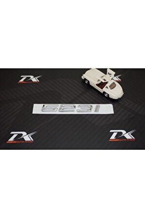 Bmw 523i Bagaj Krom Metal 3m 3d Yazı Logo