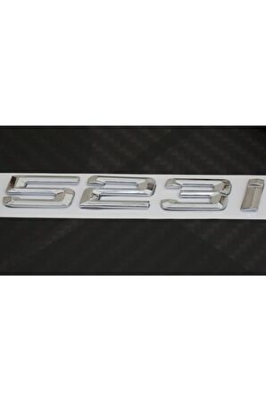Bmw 523i Bagaj Krom Metal 3m 3d Yazı Logo