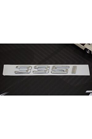 Bmw 335i Bagaj Krom Metal 3m 3d Yazı Logo