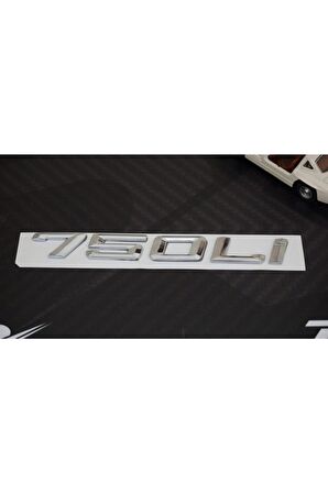 Bmw 750li 750i Bagaj Krom Metal 3m 3d Yazı Logo