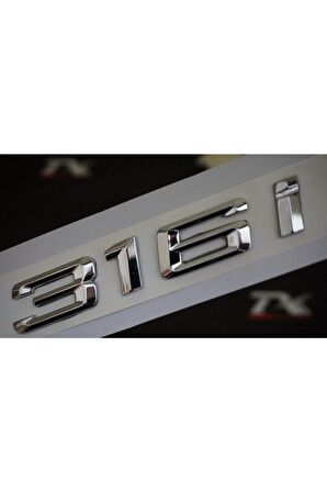 Bmw 316i Bagaj Krom Metal 3m 3d Yazı Logo
