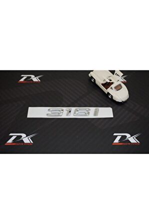 Bmw 316i Bagaj Krom Metal 3m 3d Yazı Logo