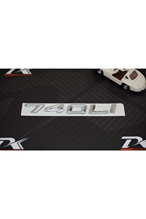 Bmw 740li 740i Bagaj Krom Metal 3m 3d Yazı Logo