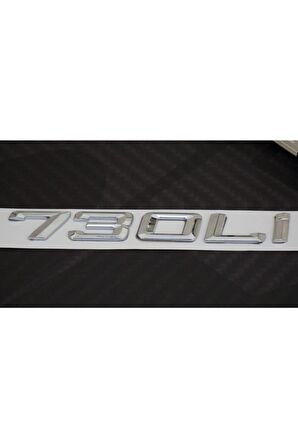 Bmw 730li 730i Bagaj Krom Metal 3m 3d Yazı Logo