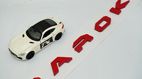 DK Tuning VW Volkswagen Amarok Ön Kaput Kırmızı ABS Yazı Logo Amblem