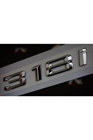 Bmw 318i Bagaj Krom Metal 3m 3d Yazı Logo