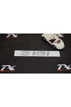 Bmw 318i Bagaj Krom Metal 3m 3d Yazı Logo