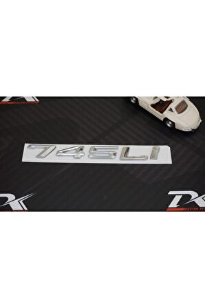 Bmw 745li 745i Bagaj Krom Metal 3m 3d Yazı Logo