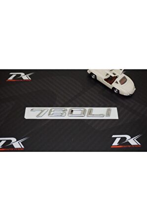 Bmw 760li 760i Bagaj Krom Metal 3m 3d Yazı Logo