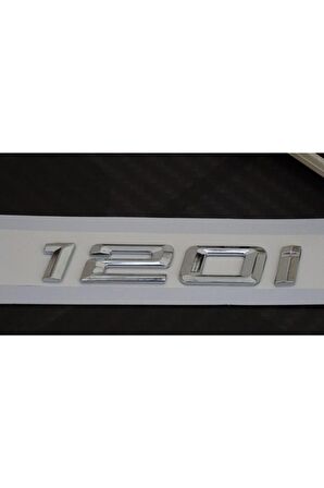Bmw 120i Bagaj Krom Metal 3m 3d Yazı Logo