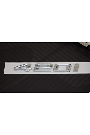 Bmw 420i Bagaj Krom Metal 3m 3d Yazı Logo