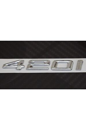 Bmw 420i Bagaj Krom Metal 3m 3d Yazı Logo
